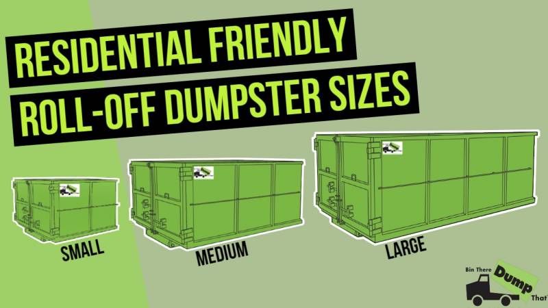 749 1 ~Dumpster Sizes From Bin There Dump That